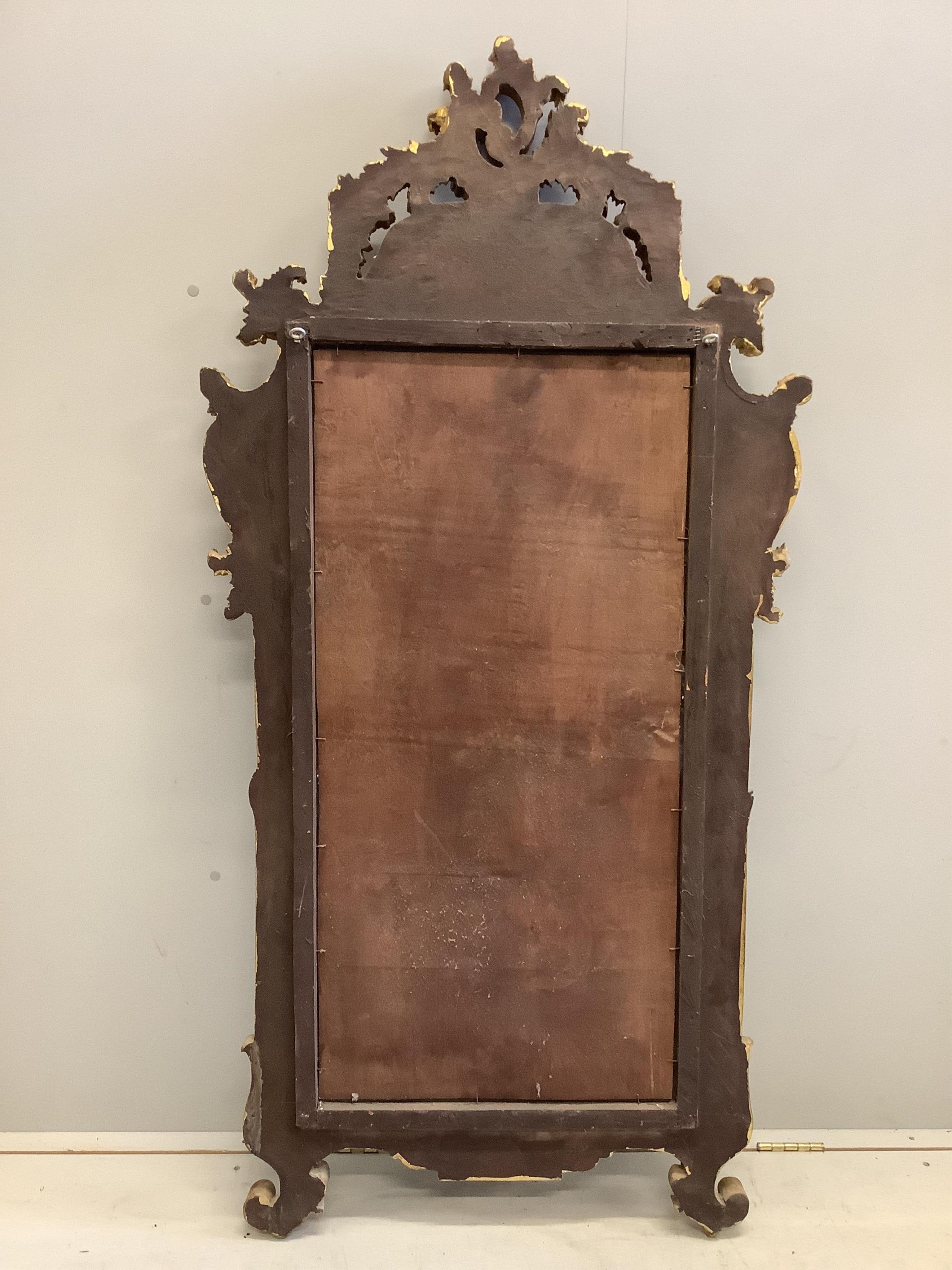 A Victorian style gilt composition wall mirror, width 82cm, height 165cm